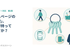 ホームページの「合鍵」、だれが持っていますか？